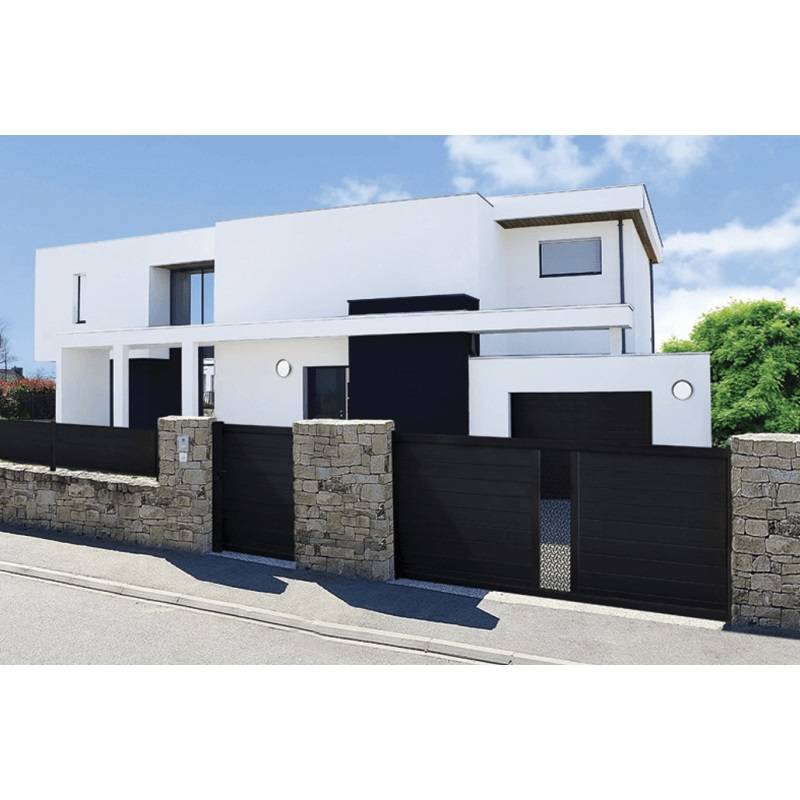 portail plein décor découpé au laser dans le 83