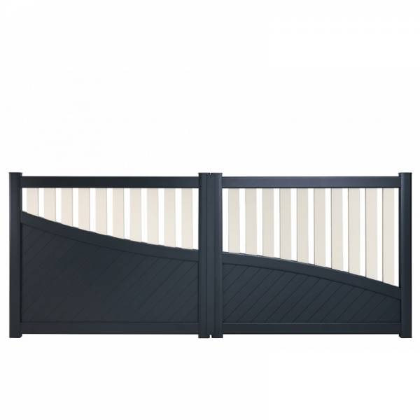 portail semi-ajouré en forme de vague dans le 83